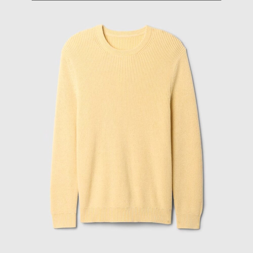 Gap Shaker-Stitch Crewneck Sweater Size XS